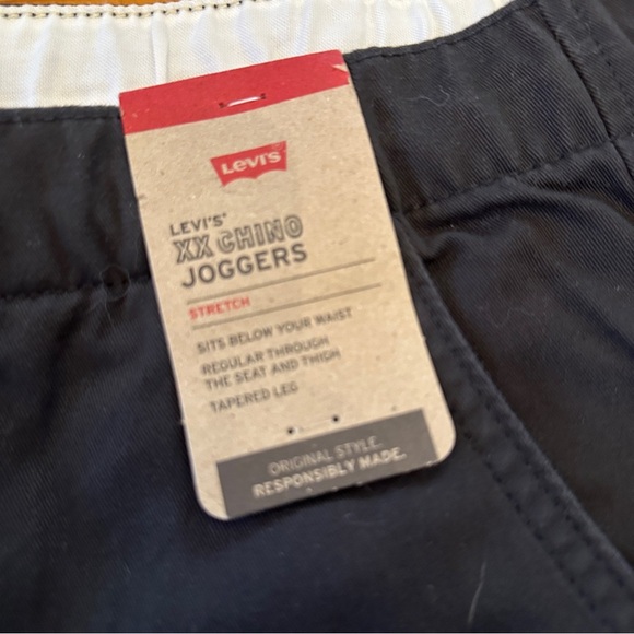 NWT LEVI'S* XX CHINO JOGGERS
STRETCH BLACK
SITS BELOW YOUR WAIST Men’s L - Picture 2 of 9